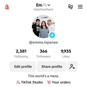 Please follow my tiktok